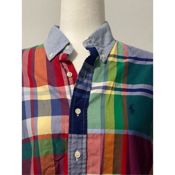 Ralph Lauren short sleeve button from M multicolored classic fit - Picture 2 of 5